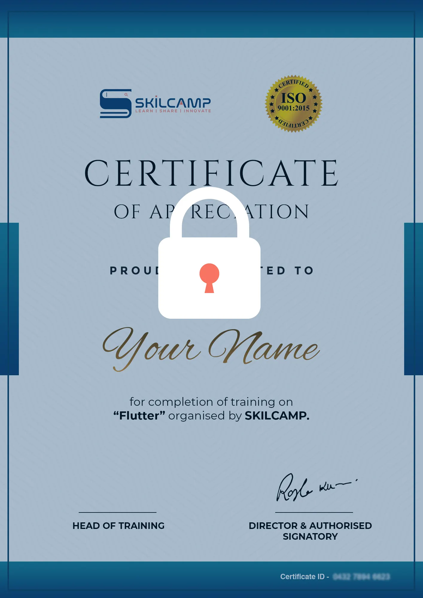 Courses Certificate Flutter